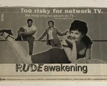 Rude Awakening Vintage Tv Print Ad Advertisement Sherilyn Fenn Lynn Redg... - £4.74 GBP