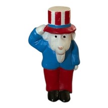 Vintage 1992 Hallmark Merry Miniatures 4th Of July Uncle Sam Goat Figure - £5.31 GBP