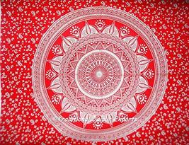 Traditional Jaipur Silver Ombre Mandala Wall Art Poster, Indian Cotton W... - £7.95 GBP