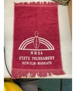 Vintage Bowling towel MWBA 1985 state tournament New Ulm Mankato MN - €17,35 EUR