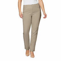 Gloria Vanderbilt Women&#39;s Straight Leg Amanda Jeans 24W SHORT Hazelnut Color - £20.03 GBP