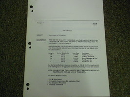 1983 1984 Mazda Glc Servizio Bulletins Riparazione Shop Manuale Fabbrica... - $93.29 MXN
