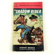 Vintage 1950 The Shadow Rider 1st Ed Western Paperback by William Colt MacDonald - £3.94 GBP