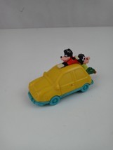  Burger King Kids Meal Toy Disney Max &amp; Goofy Yellow Pull Back  - £2.89 GBP