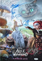 Alice In Wonderland Cast Signed Photo X11 - Johnny Depp, Mia Wasikowska 12x18 - £686.64 GBP