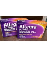 2 Allegra Allergy Relief Medicine 24 HR Non Drowsy Pills 180 mg 5 Tablet... - €12,61 EUR