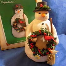 Hallmark Marjolein Bastin Winter Friends Snowman Display 4 Bird Ornaments - Mib - £23.91 GBP