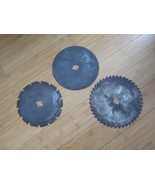 3 Circular Saw Blades,  vintage saw blades, antiques, collectables - $29.70