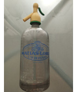 Bottiglia Antica Gas Sifone Marca Matias Lopez Valdepeñas agua de Seltz - $58.73 CAD