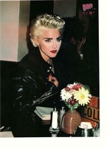 Madonna Michael J. Fox teen magazine pinup clipping 80&#39;s Like a Prayer f... - $3.50