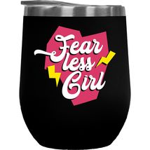 Fearless Girl Motivational Cool Coffee &amp; Tea Gift Mug For Your Mom, Moth... - £22.15 GBP