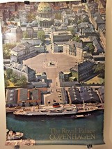 Original 1972 &quot; Palace at Copenhagen&quot;, Denmark Poster &amp; Prinsesse Margrethe - $246.72