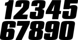 MX Offroad ATV Competition Dirt Digit Stick-on Number 3/Pk White #3 4&quot; D... - £6.77 GBP