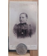 Victorian Woman Antique CDV Photo, c.1800s Bernhardt Haaf Bamberg Germany - €8,57 EUR