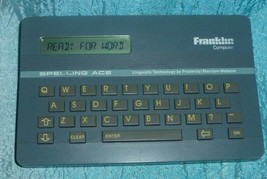 Franklin Spelling Ace SA-98 Computer Merriam Webster Proximity Electronic word - £10.81 GBP