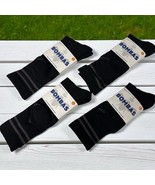 4 Pairs Bombas Socks Calf Crew Honeycomb Arch Support Black Unisex Size ... - €12,78 EUR