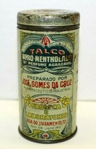 Vintage Talco Boro Mentholado Foreign Pleasant Perfume Powder Medical Cu... - $34.65