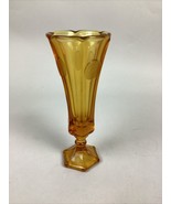 Vintage Fostoria Amber Coin Dot Pattern Eagle Torch &amp; Liberty Bell Glass... - $26.97 CAD