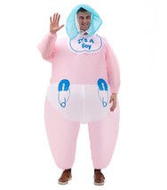 Inflatable  Big Baby Gender Reveal Suit Costume Halloween or Cosplay - £30.37 GBP