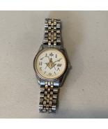 Masonic Mason Watch Wristwatch Two Tone Freemason Square &amp; Compass Needs... - $240.26 MXN