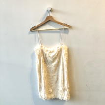 6 - Reformation Ivory White Sequined Alisha Cocktail Mini Dress 0504SL - $90.00