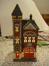 Dept 56 Christmas In The City Red Brick Fire Station - $32.99