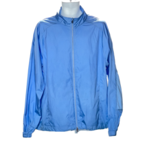 Zero Restriction Tour Series Jacket Mens Size L Lt-weight Golf Windbreaker Blue - £42.36 GBP