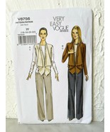 Vogue Very Easy Pattern V8756 Misses Jacket &amp; Fitted Pants Sizes 16-18-2... - $12.96 CAD