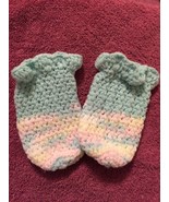 Baby mittens Or Booties boy girl crochet knit handmade - $316.05 MXN
