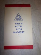 Freemasonry knights templar masonic Royal Arch Masonry booklet Rite occu... - $190.17 MXN