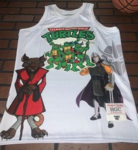 Teenage Mutant Ninja Turtles Headgear Classics Baloncesto Jersey ~ Nunca... - $62.37+