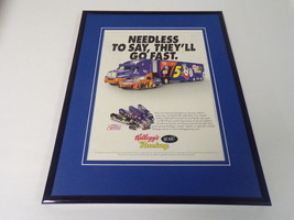 2003 Kellogg&#39;s Racing 11x14 Framed ORIGINAL Vintage Advertisement - £27.21 GBP