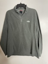 The North Face Womens Fleece 1/4 Zip Sweater Size XL Gray Lightweight At... - $23.00