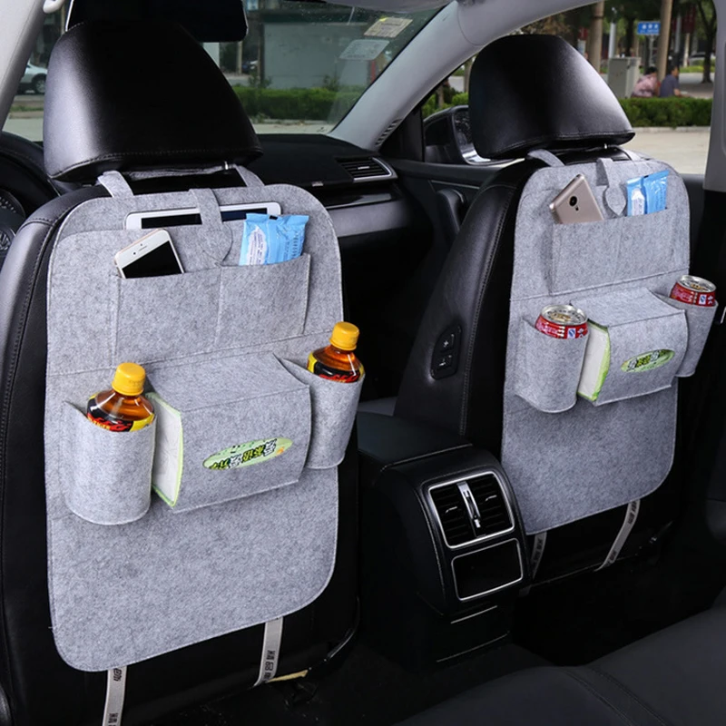 Car Seat Holder Auto Car Seat Back Multi-Pocket Storage Bag Organizer Ho... - £14.07 GBP