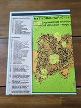 TSR 1993 Forgotten Realms Dungeons And Dragons Myth Drannor RPG Map - €14,84 EUR