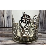 Bath &amp; Body Works BBW Pedestal Candle Holder - 14.5 oz Jar - Christmas O... - $9.74