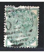 GREATE BRITAIN 1880-81 Very Good 1/2 Penny Used Stamp Scott # 78 CV 13.5... - £0.88 GBP