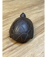 Vintage Ironwood Turtle Figurine Statute Collectible Travel Souvenir KG JD - $367.52 MXN