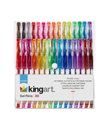 Glitter Gel Pens, Soft Grip, 2.5Mm Ink Cartridge, 30 Colors - $377.90 MXN