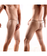 Men&#39;s sheer seamless brief biker brief underwear affordable nylon pantyhose - £7.94 GBP
