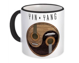 Classical Guitars Musical Wall Art : Gift Mug Yin Yang Wooden Home Decor Musicia - £12.50 GBP