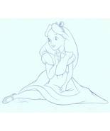 Jon Pinto Original Art SIGNED Walt Disney World Park Alice Wonderland To... - $1,873.73 MXN