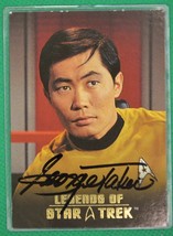 Sulu 2004 Legends of Star Trek Hand Signed L6 Autographed Trading Card - $64.88