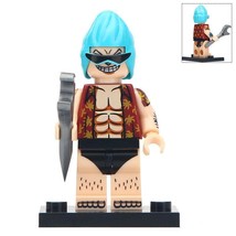 Franky - One Piece Anime Cartoons Figure for Custom Minifigure Gift For Kid - £2.50 GBP