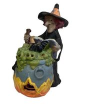 VTG NOS 90s Matrix Industries Halloween Witch Cauldron Lighted Foam Blow... - $19.79