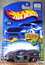 2002 Hot Wheels #10 Treasure Hunt 10/12 TAIL DRAGGER Purple w/RR Chrome DD Spoke - £15.34 GBP
