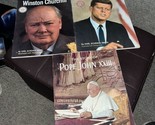 3 Books On Famous Leaders Churchill, Kennedy, Pope John XXIII - £7.14 GBP