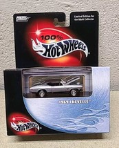 HOT WHEELS 100% BLACK BOX 1969 CHEVELLE PREMIUM 2003 - £37.53 GBP