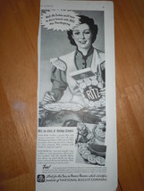 Vintage Ritz National Biscuit Company Print Magazine Advertisements 1937 - $7.99