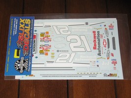 Slixx NASCAR 1631 21 Rockwell Auto Waterslide Mike Dillon Chevy Decals 1/24 - £11.00 GBP